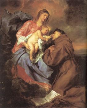Anthony Van Dyck : Virgin and Child with Saint Anthony of Padua